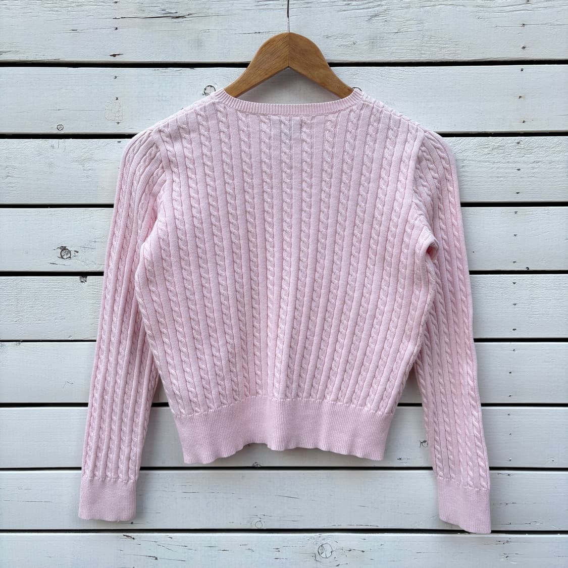 Polo 폴로 케이블 꽈배기 니트 가디건 상품이미지2