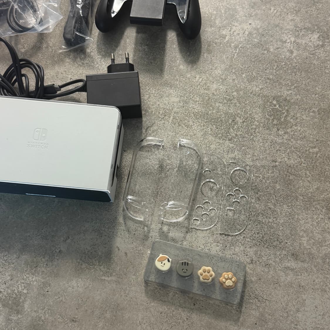 (풀박스)S급 닌텐도스위치oled +보호필름 + 케이스 + 조이콘케이스 상품이미지5