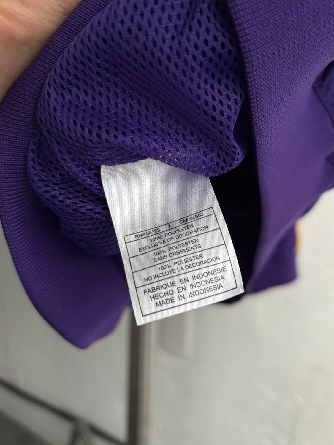 나이키 퍼플 타이거즈 웜업 자켓 상품이미지5