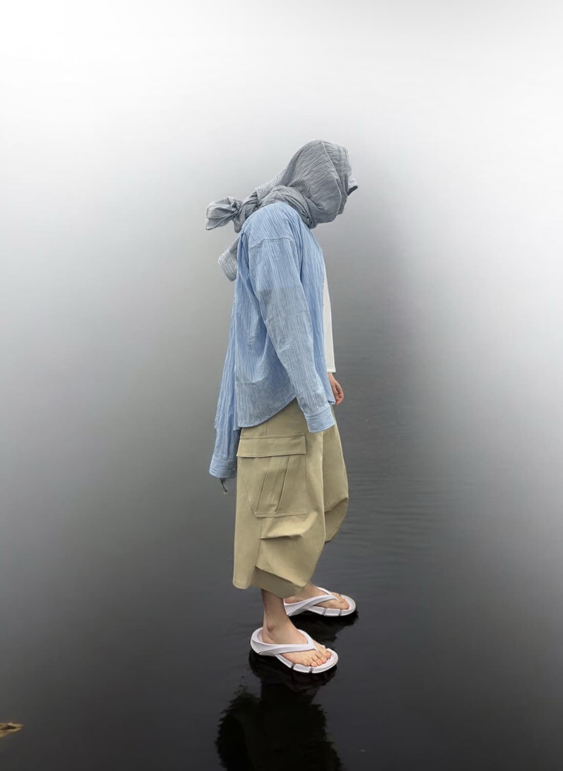 논노드 사이드 카고 베이지 상품이미지2