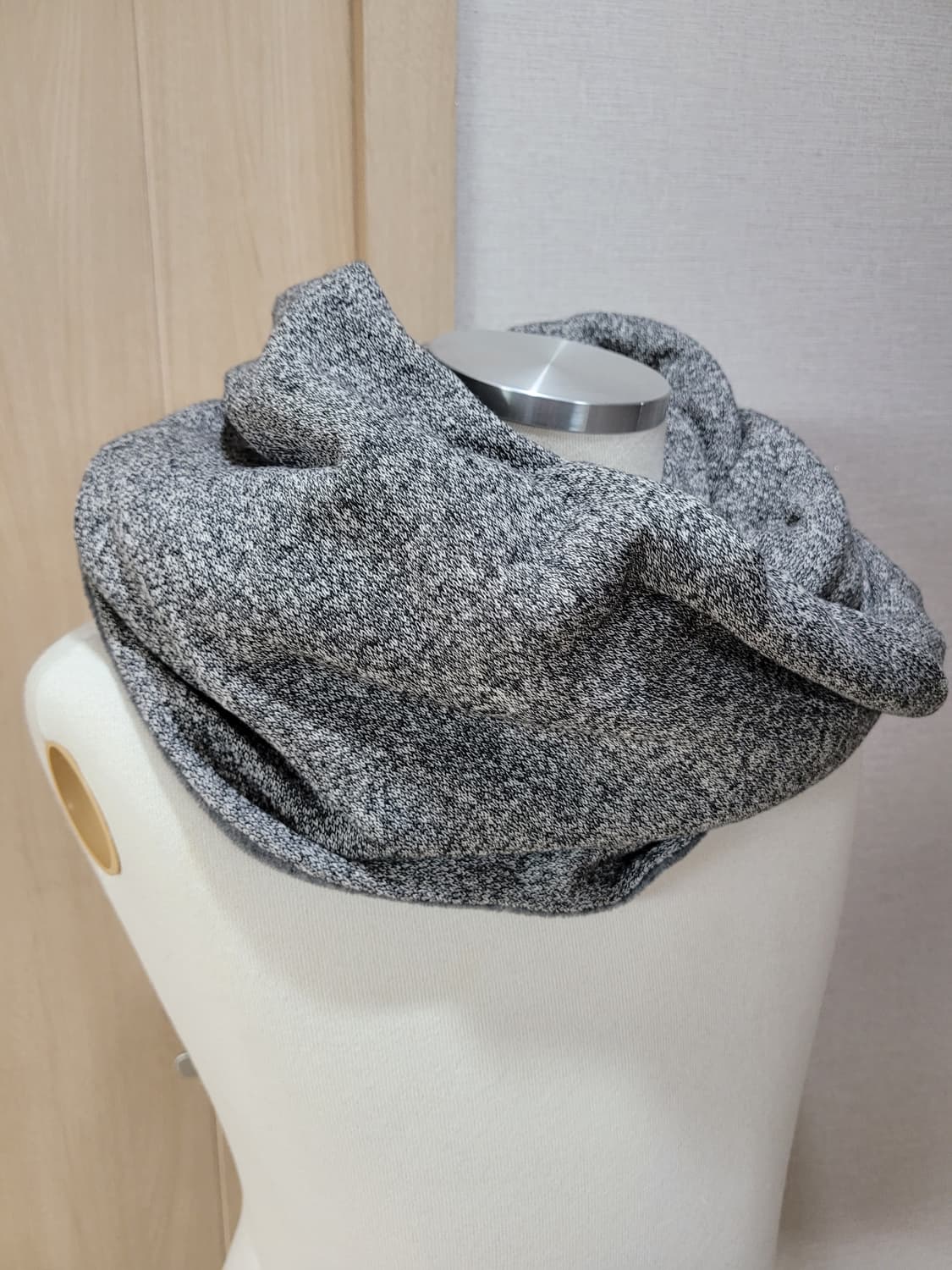 르샵 LeShop 양면 머플러&넥워머 그레이 상품이미지4