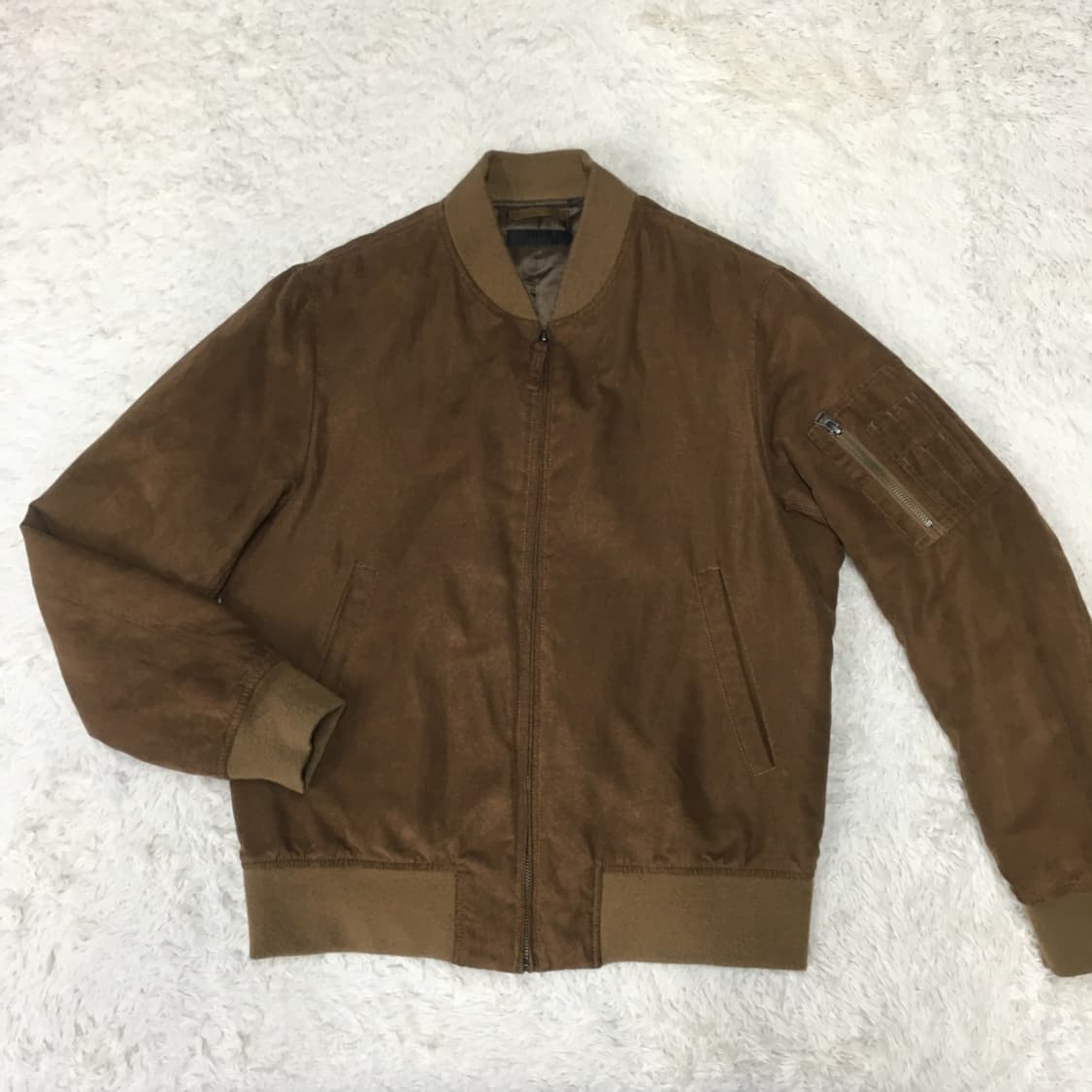 유니클로 스웨이드 블루종 DD08 상품이미지1