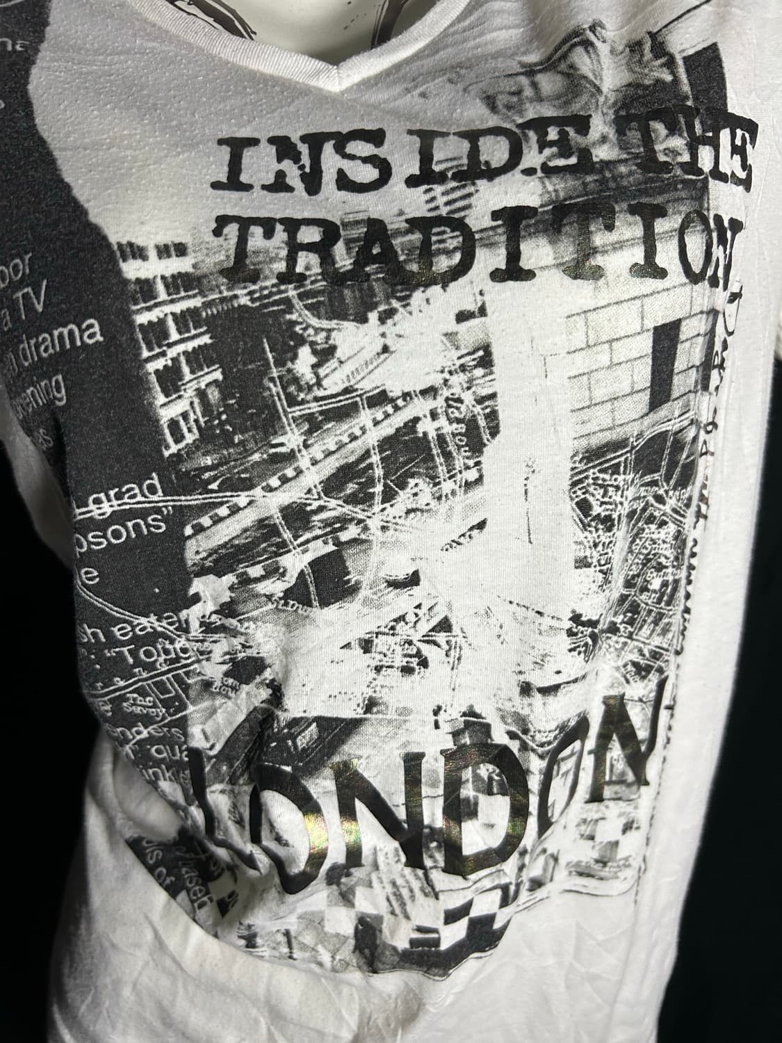 male&co y2k punk printing short sleeve 상품이미지2