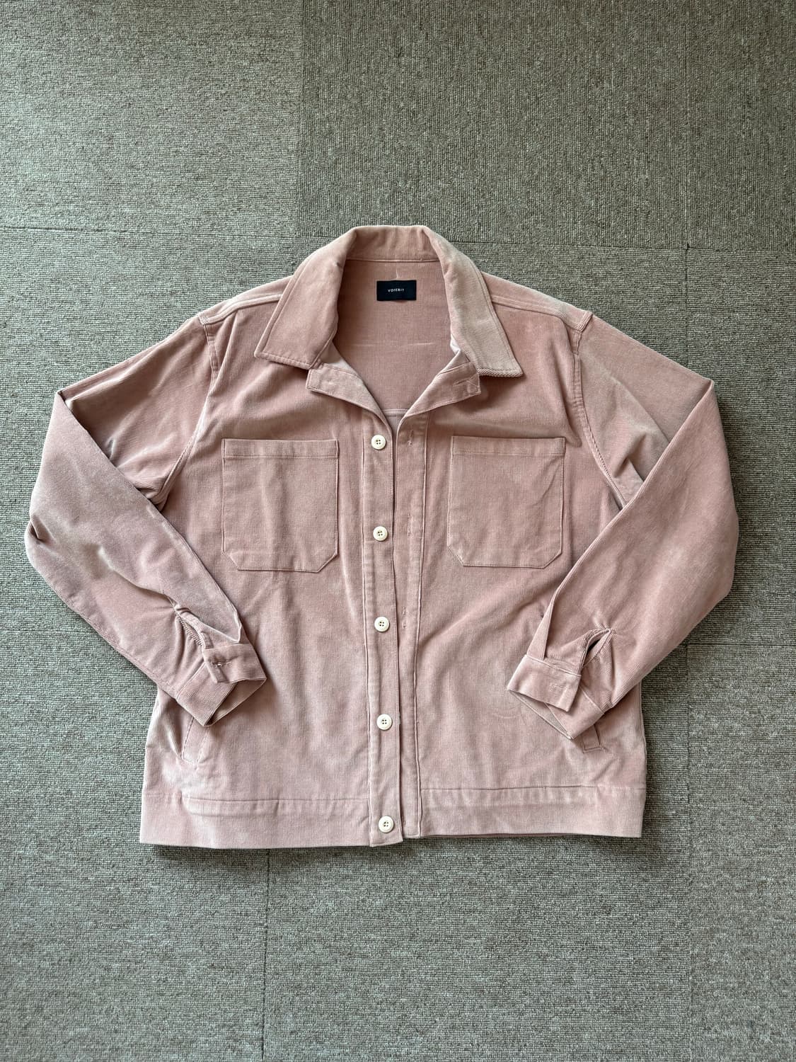 코듀로이 핑크 자켓 Voiebit 상품이미지1