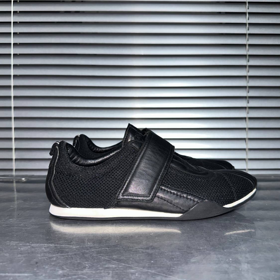 00s 블랙 구찌 스포츠 벨크로 스트랩 스니커 상품이미지5