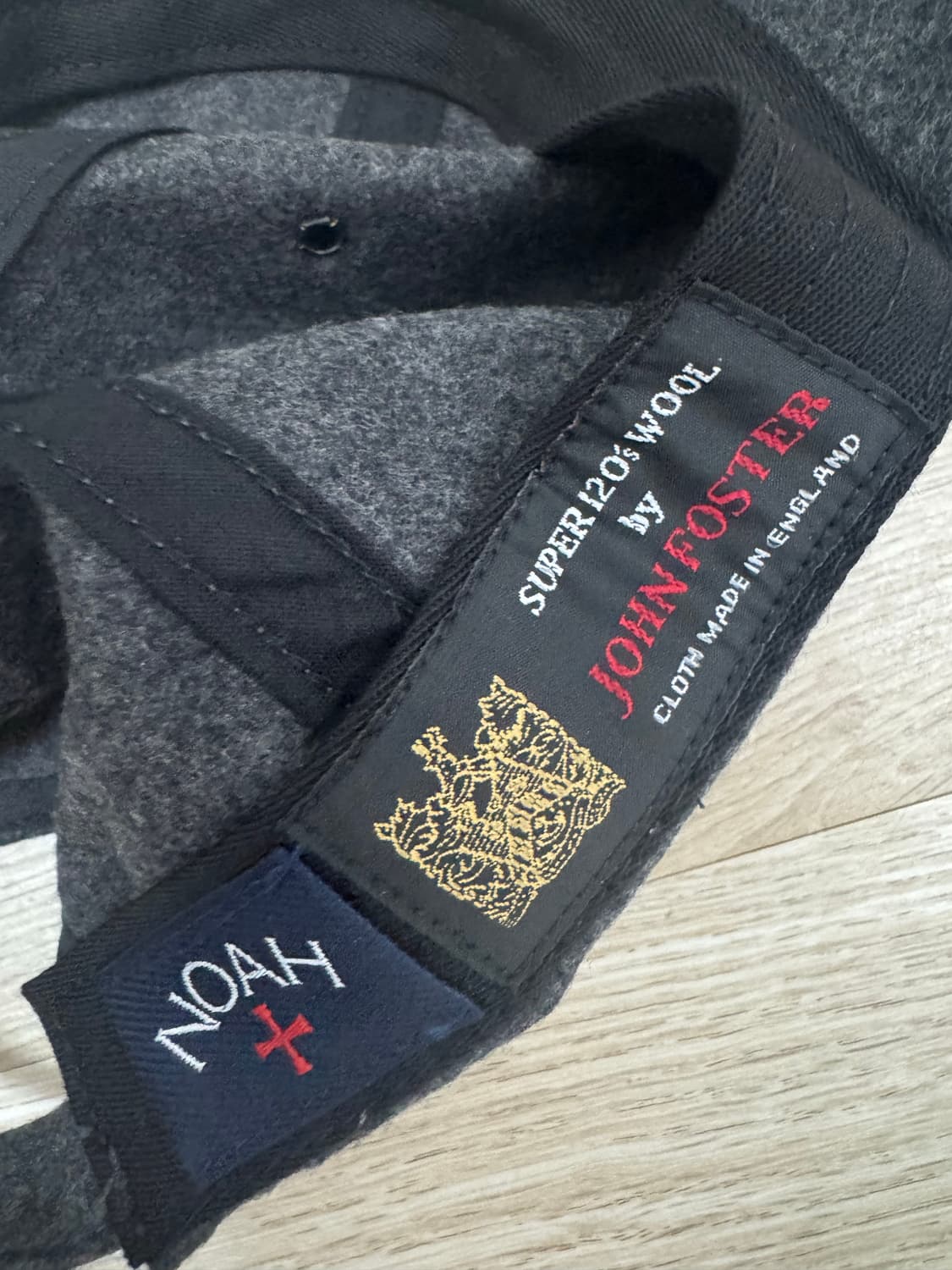 Noah 노아시티하우스 울 플란넬 6 패널 차콜 상품이미지2