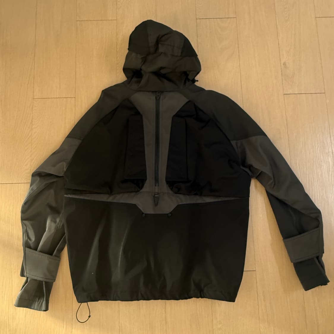 언더마이카 오크 더블 체스트 플랩 쉘파카 베티버 1size 상품이미지6