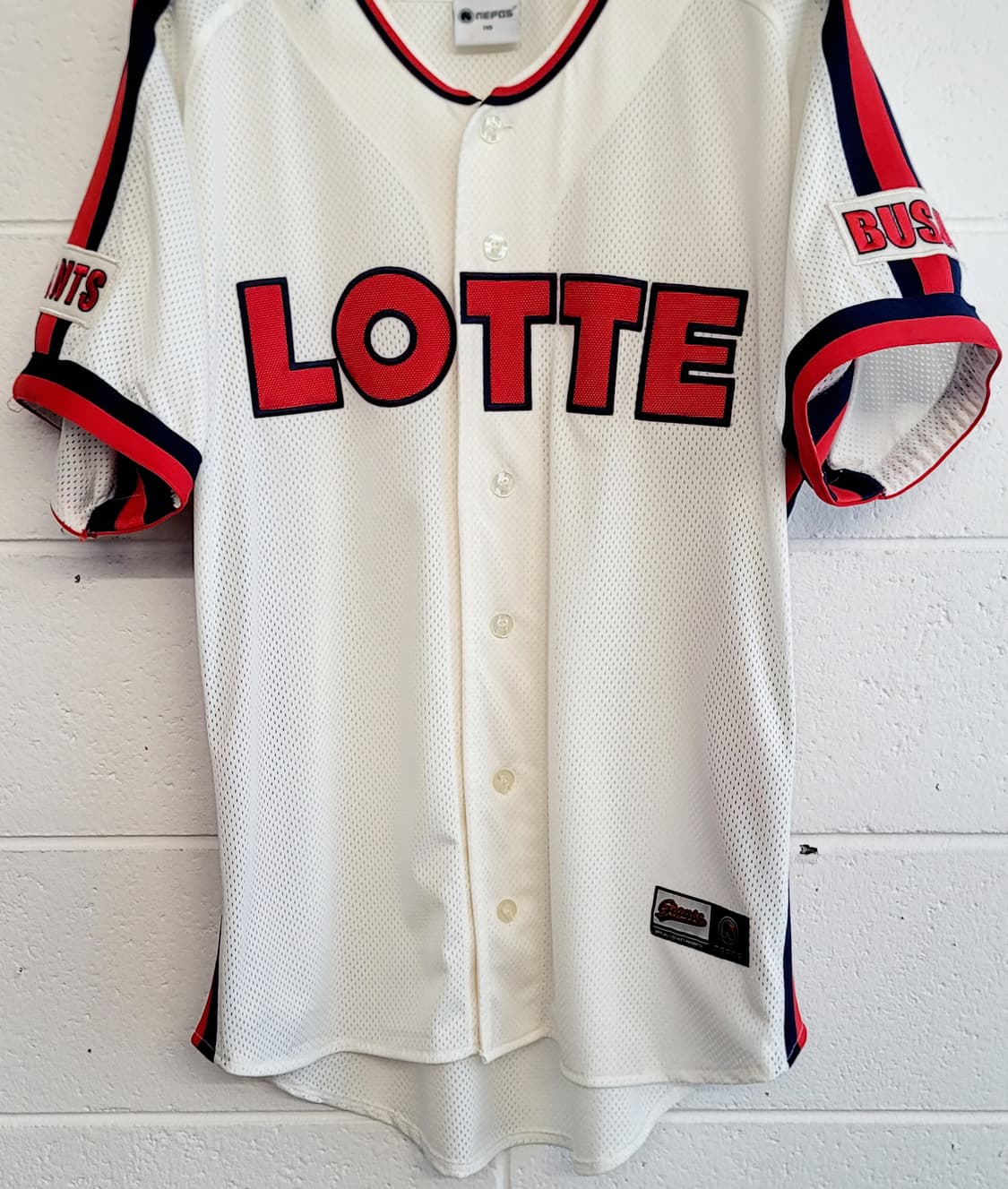 [110.XXL] 네포스 롯데자이언츠 홈 챔피언 유니폼 판매 상품이미지4