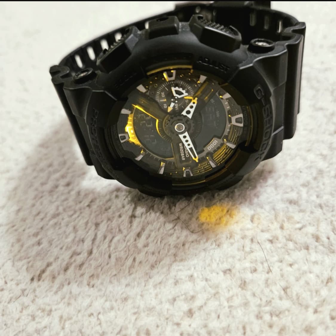 카시오 지샥 GA-110 블랙 시계 상품이미지2