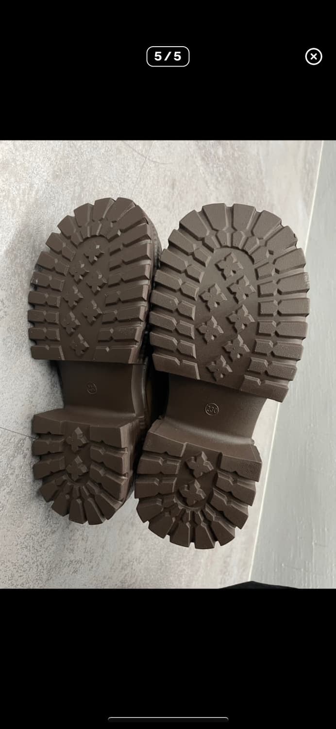 빈티지 하이탑 단추 통굽부츠 A3463 상품이미지5