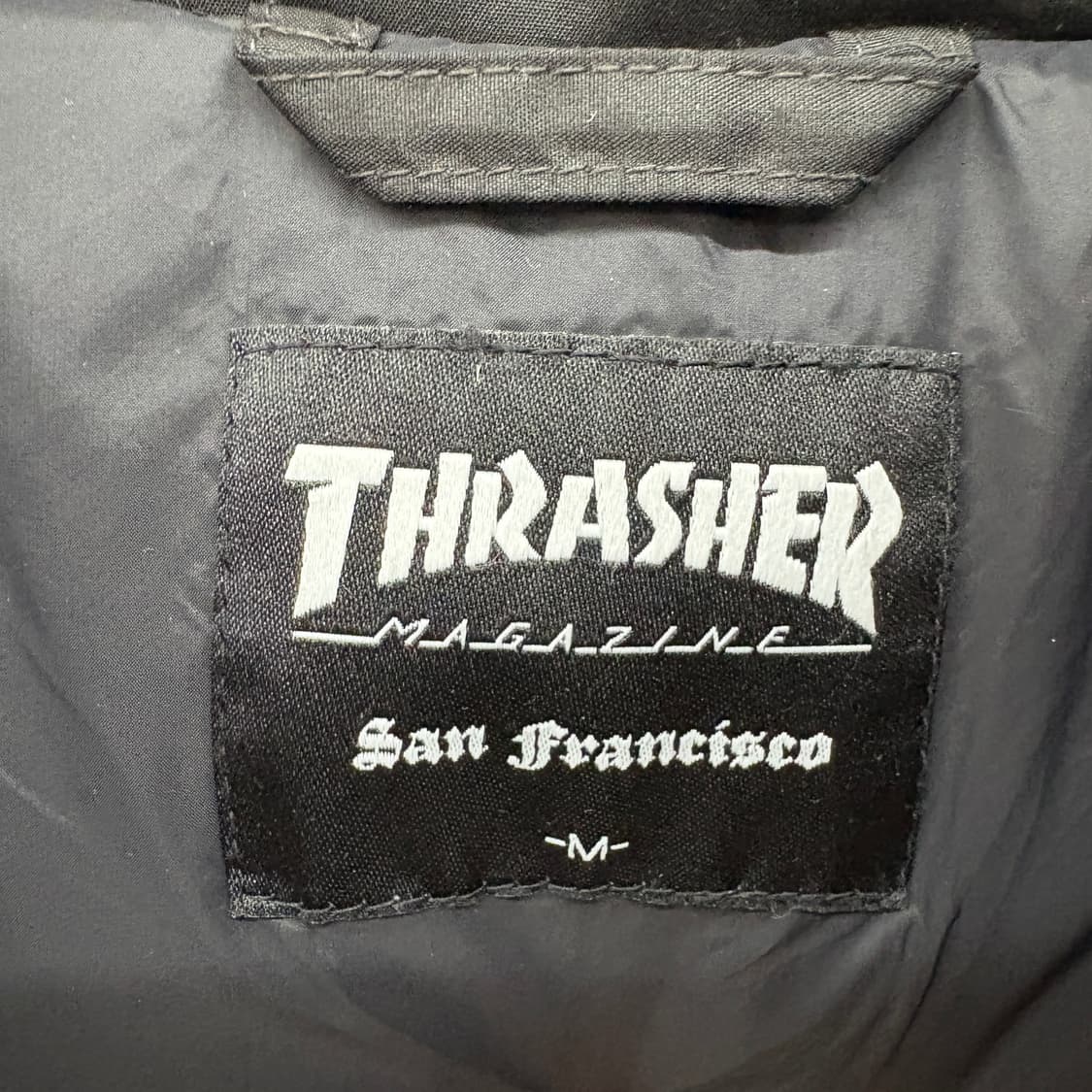 트래셔 블랙 푸퍼 패딩 점퍼 남/M 상품이미지4