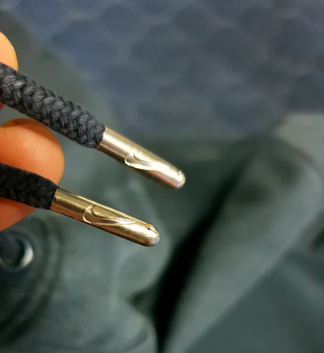 (빈티지) 나이키 솔스우시 올드스쿨 택 후드티 워시드 네이비 (L) 상품이미지3