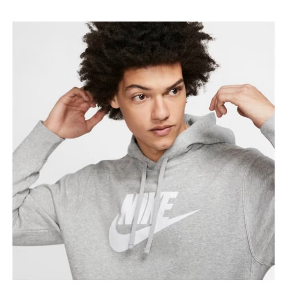 [XL] Nike 나이키 빅로고 그레이 후드티 상품이미지3