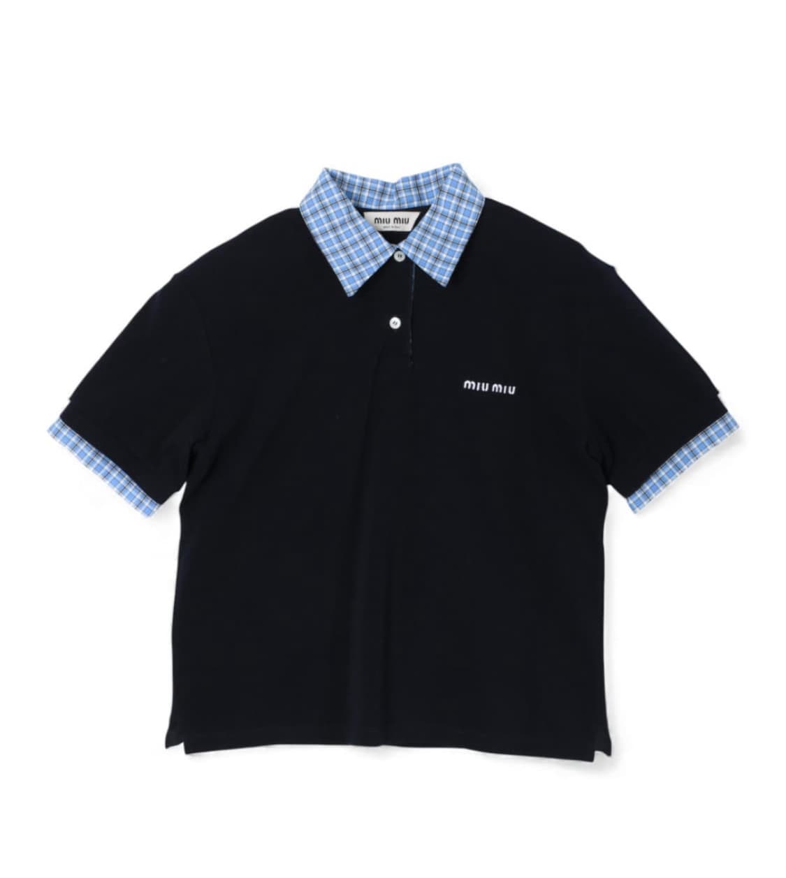 miumiu 레이어드 폴로 셔츠 m 상품이미지2