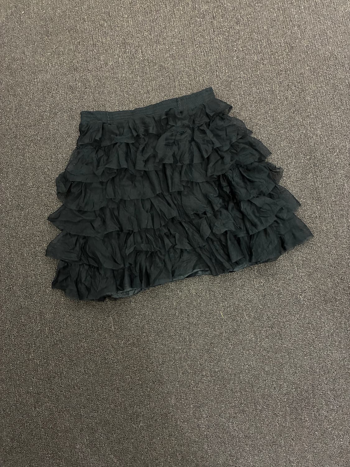 M)Japanese vintage 여성 프릴 캉캉 미니 스커트 상품이미지2