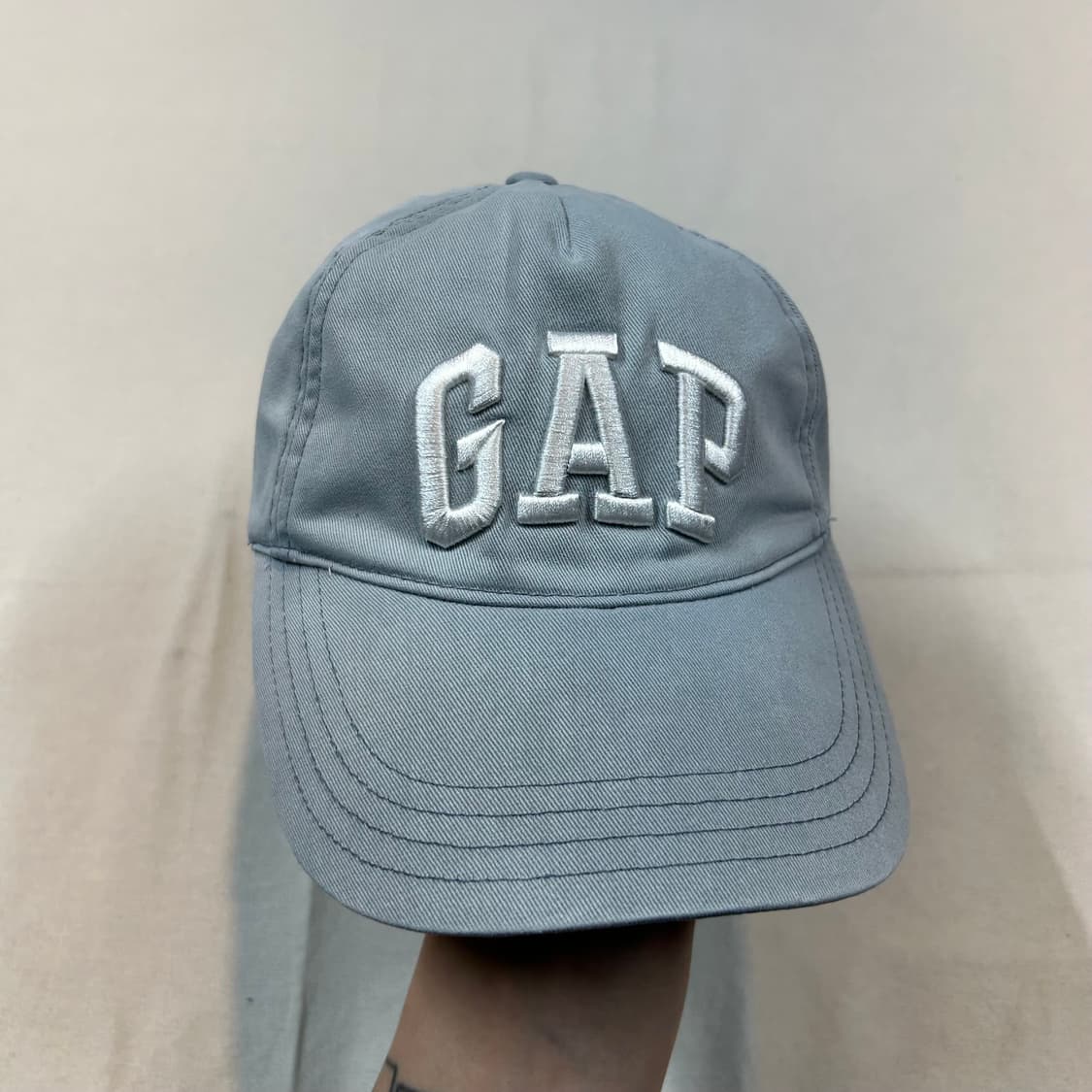 Free) 갭 GAP 볼캡 모자 하늘색 상품이미지2