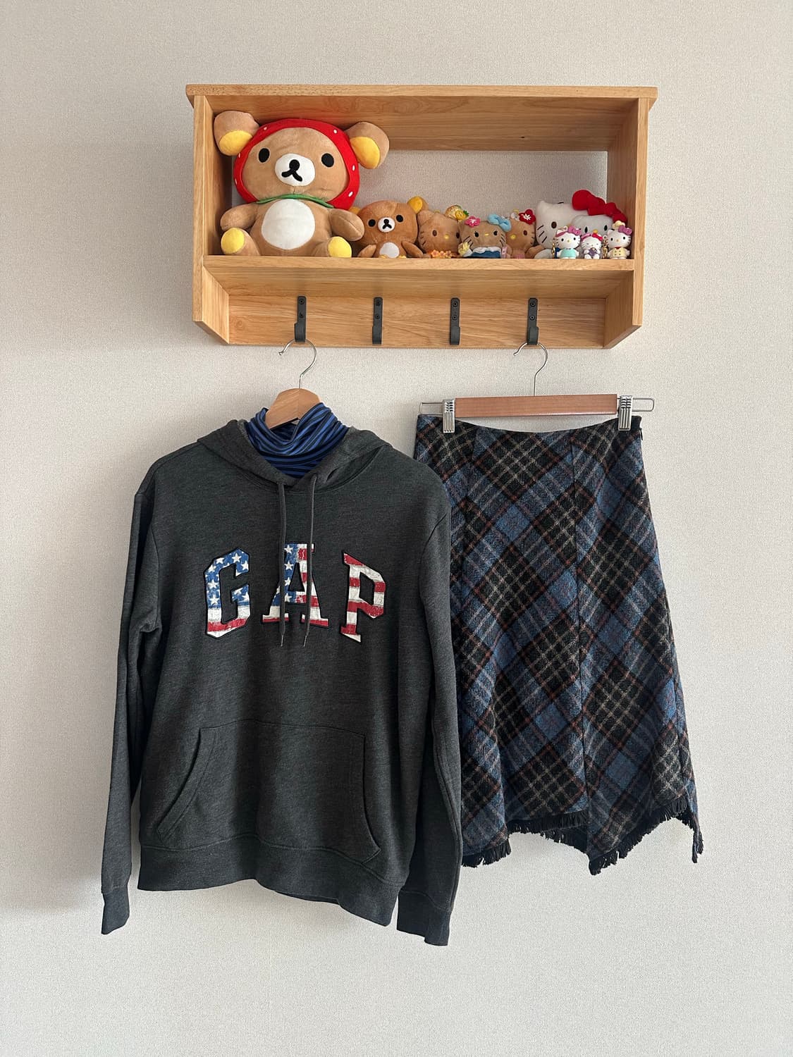 jpn 키치 괴짜 레이어드 코디세트 상품이미지1