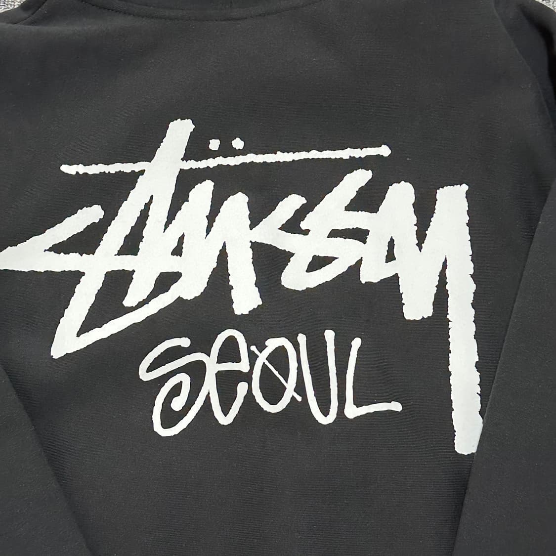 스투시 stussy 서울 seoul 후드집업 블랙 M 상품이미지9