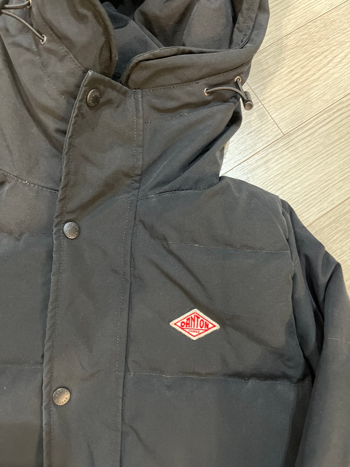 단톤 블랙 패딩점퍼 상품이미지2