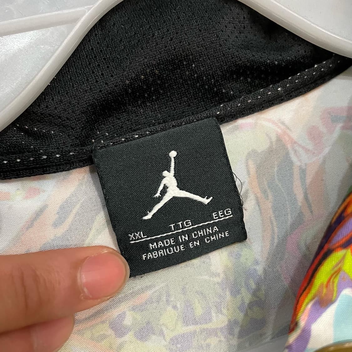 조던 기하학슈즈패턴 후드바람막이 상품이미지5