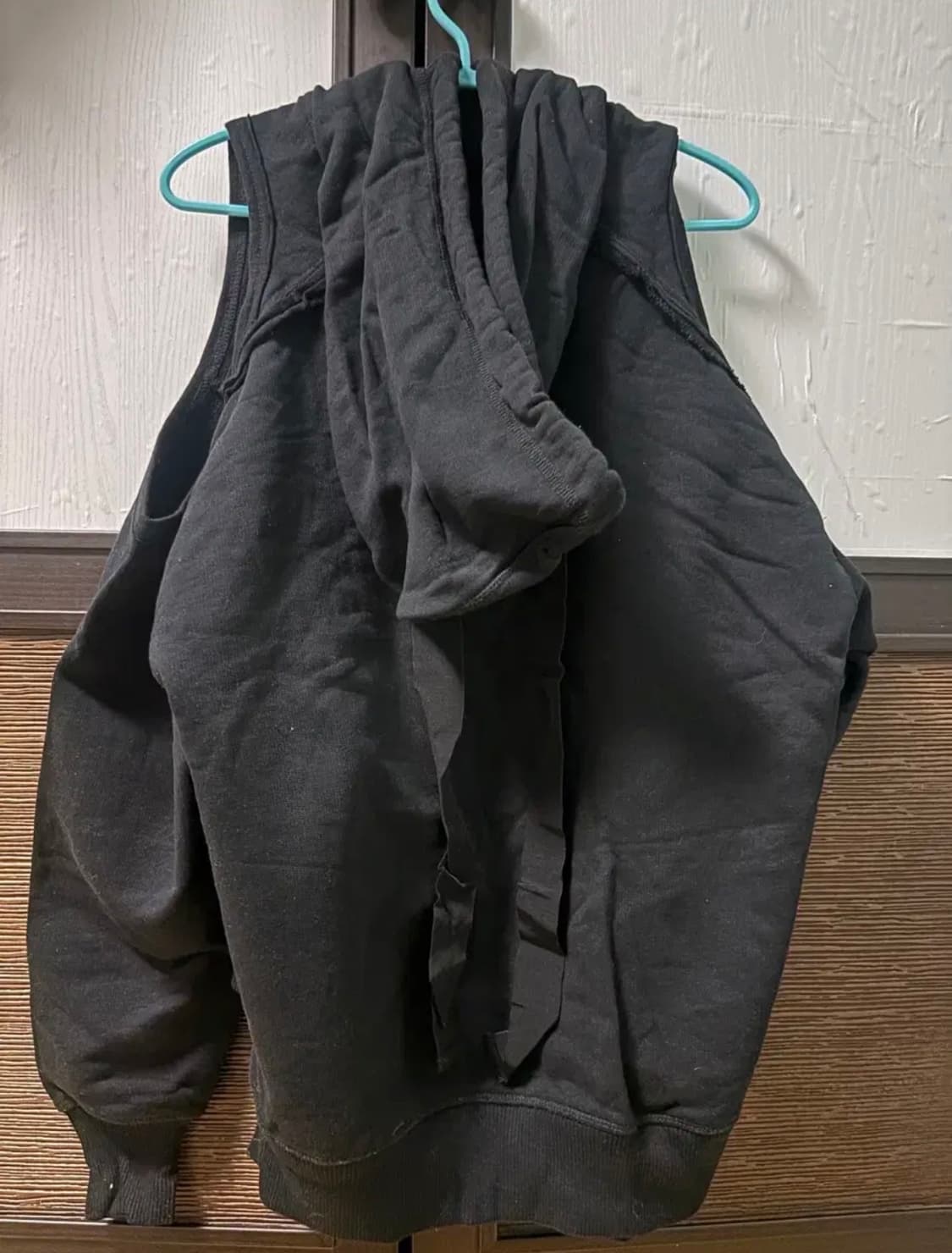 디젤 오프숄더 블랙 후드티 상품이미지3