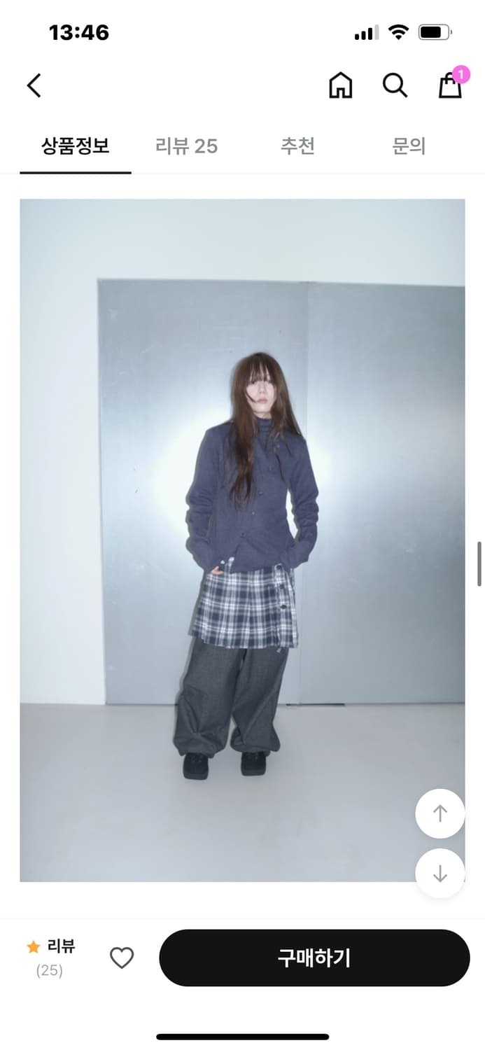 애프터먼데이 oblique cardigan top set (4c) 상품이미지3