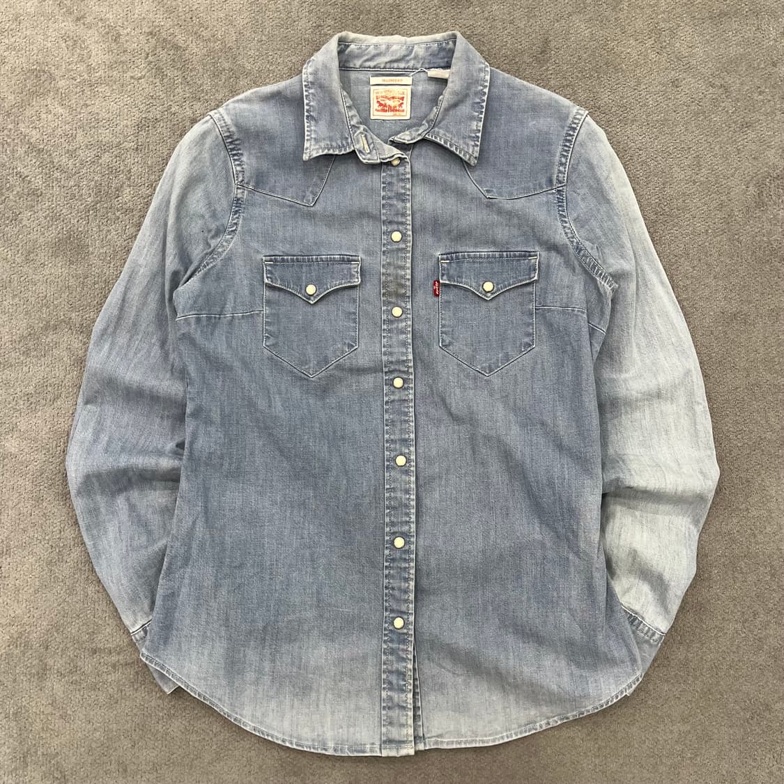 XS 리바이스 데님 웨스턴 셔츠 상품이미지1