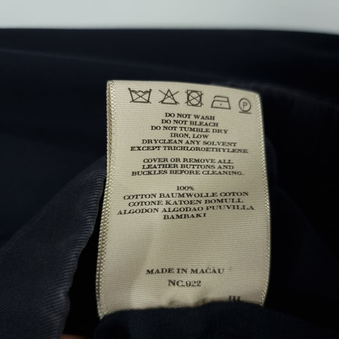 [버버리] 로고 자수 스윙탑 집업 자켓 네이비 P01500 상품이미지10