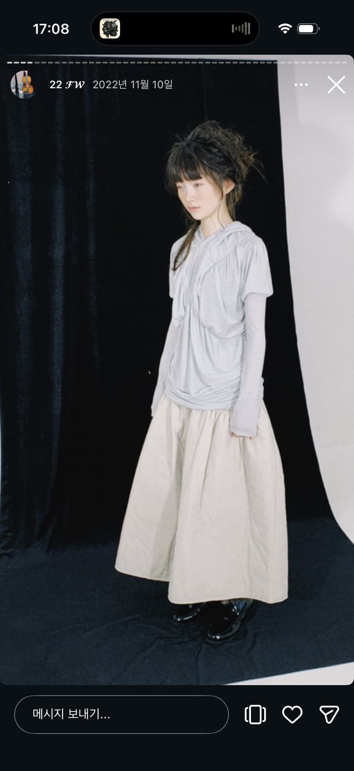 샵페어리 faeire crossing band drape hoodie  상품이미지1