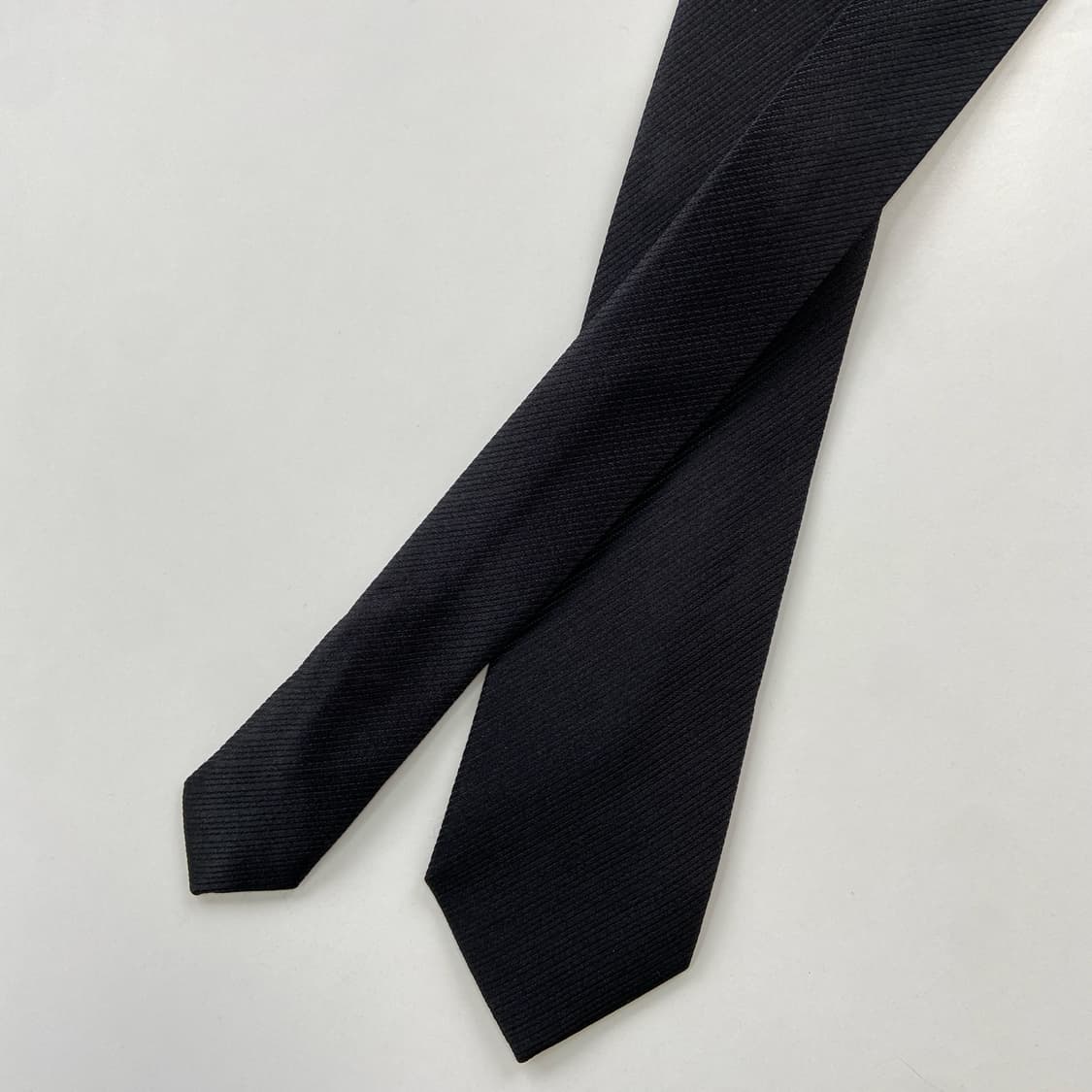 베네통 명품 정품 블랙 넥타이 (BENETTON) 7.3cm 상품이미지3