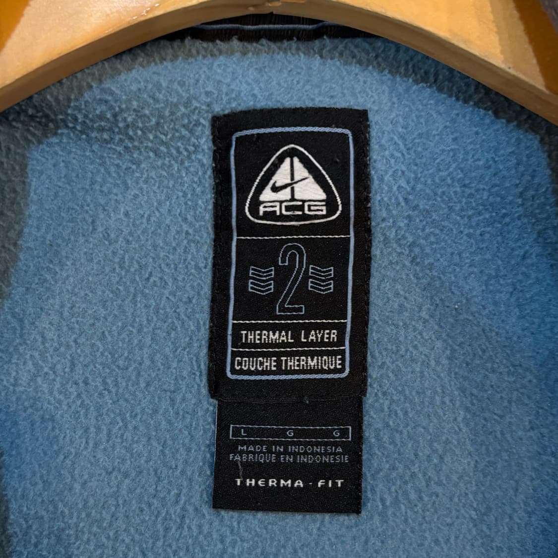 NIKE ACG 90‘s 나이키 acg 후리스 플리스조끼 하늘색 상품이미지4