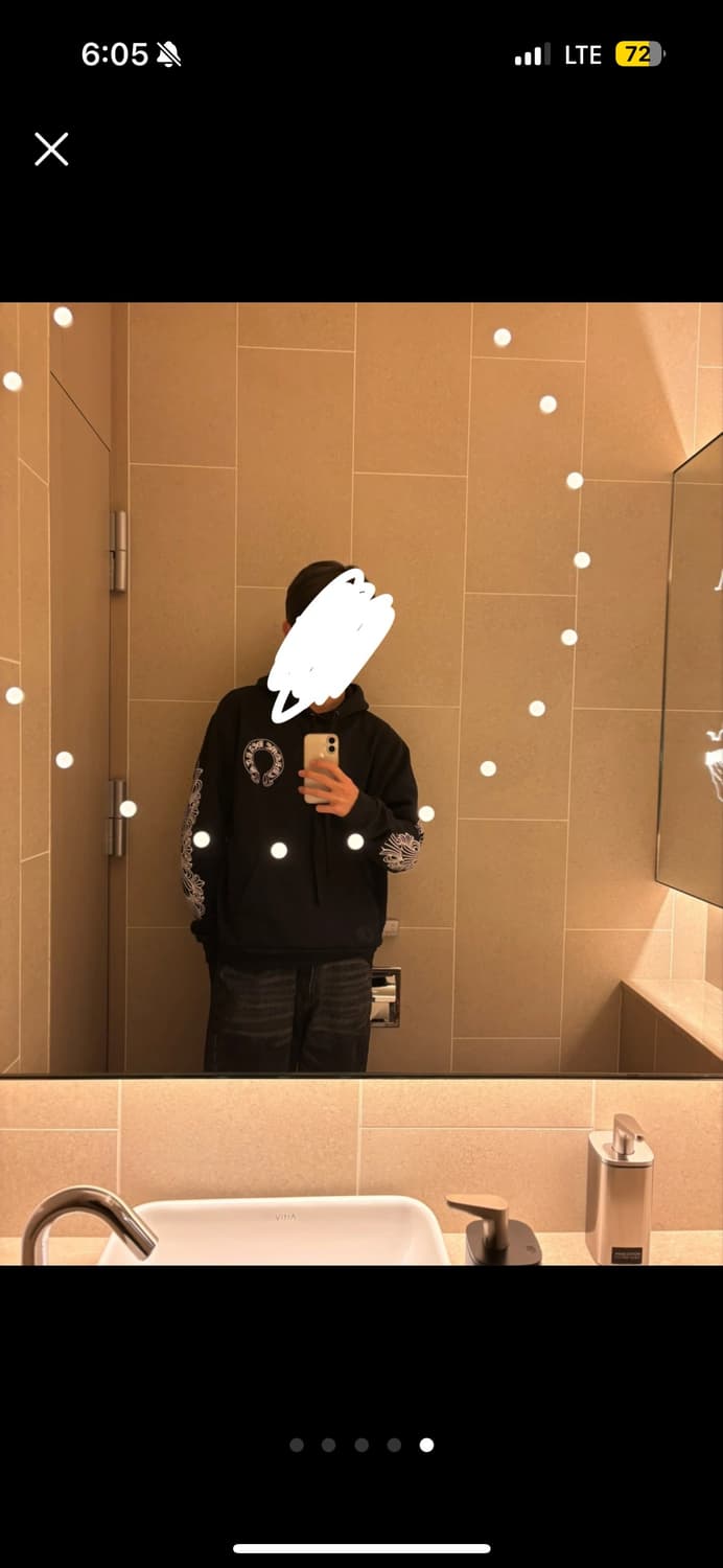 새상품급) 크롬하츠 홀스슈 후드티 상품이미지5