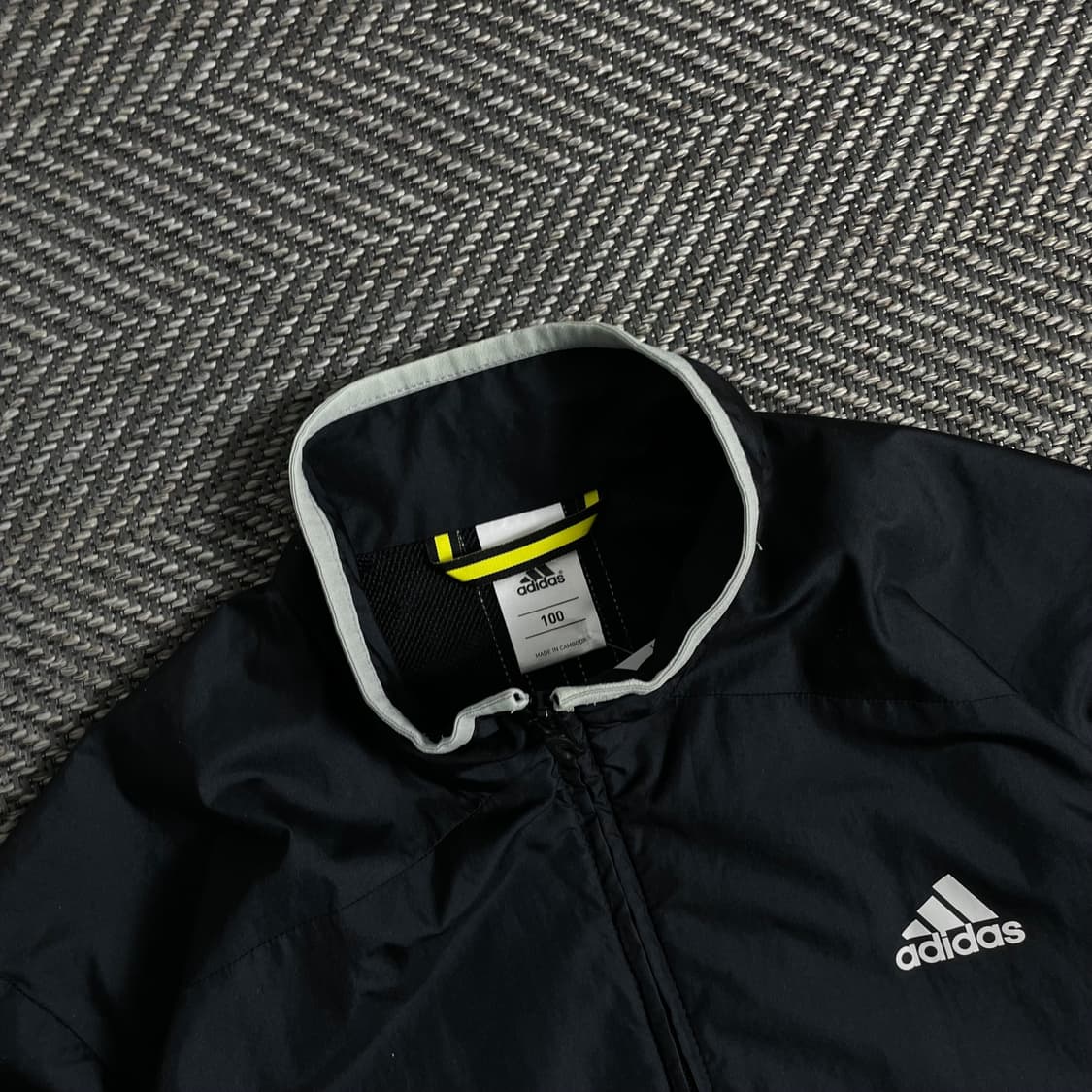 00s 아디다스 올드스쿨 블랙 우븐 트랙자켓&트랙팬츠 세트o 3694 상품이미지5