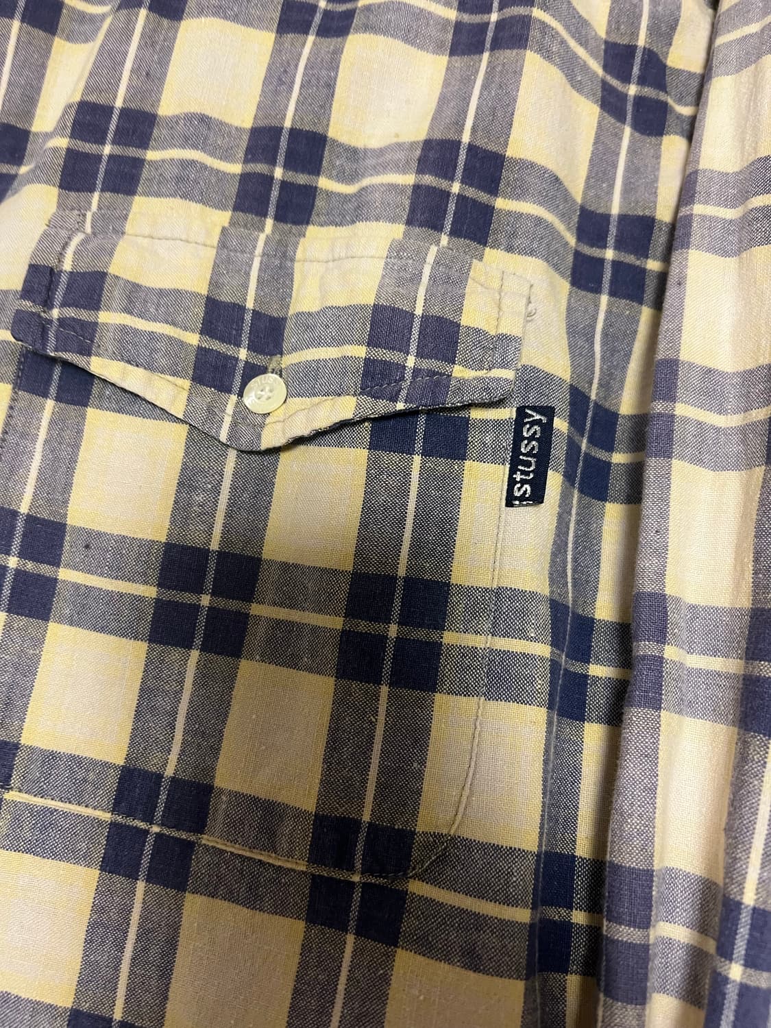 스투시 빈티지 체크셔츠 상품이미지3