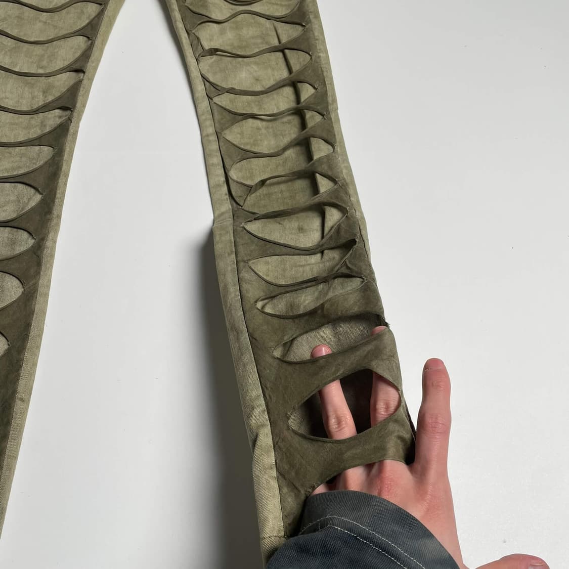 Please 져지 홀 디테일 팬츠 (italy made) 상품이미지4