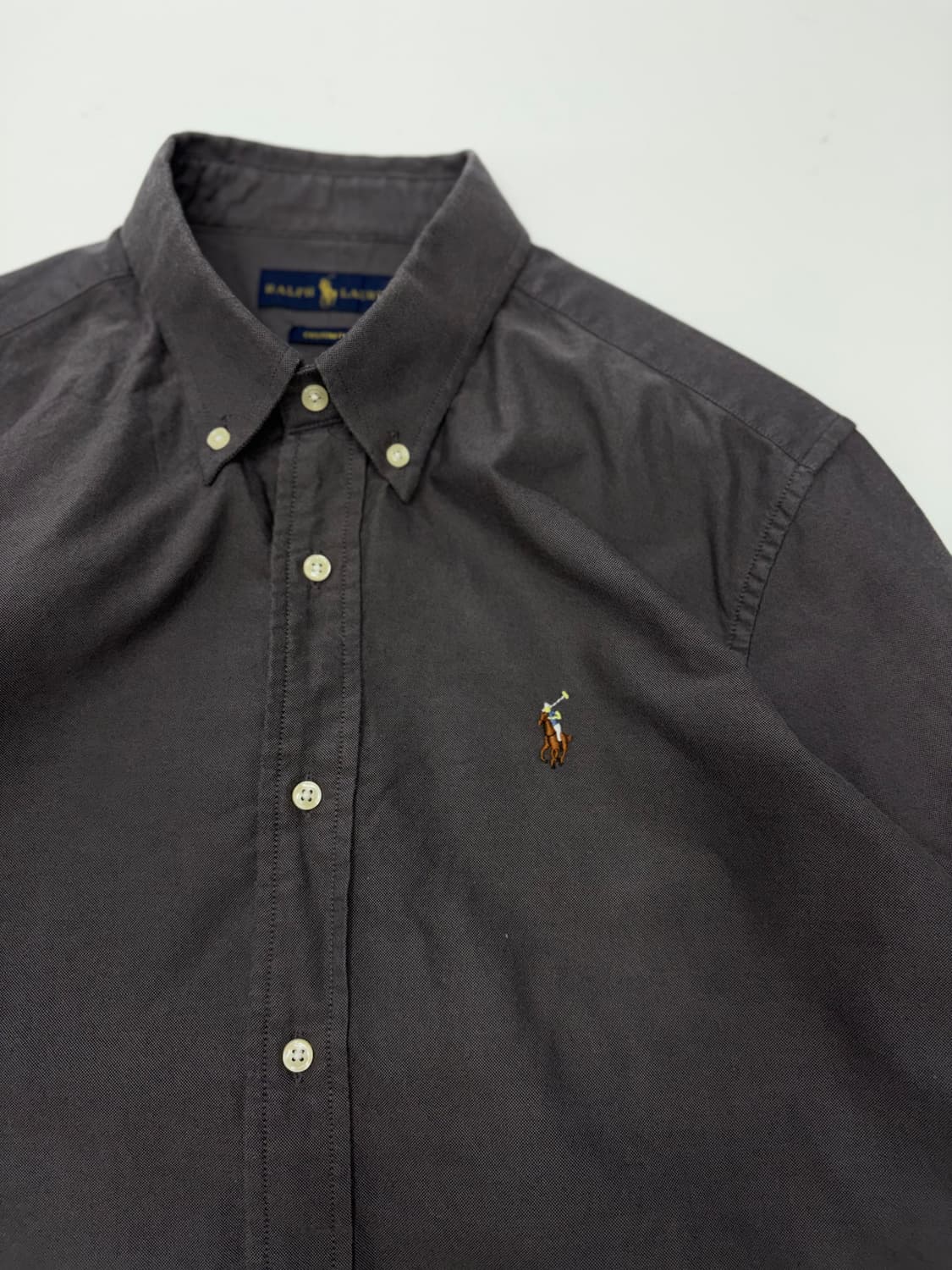 폴로 솔리드 자수로고 셔츠 상품이미지1