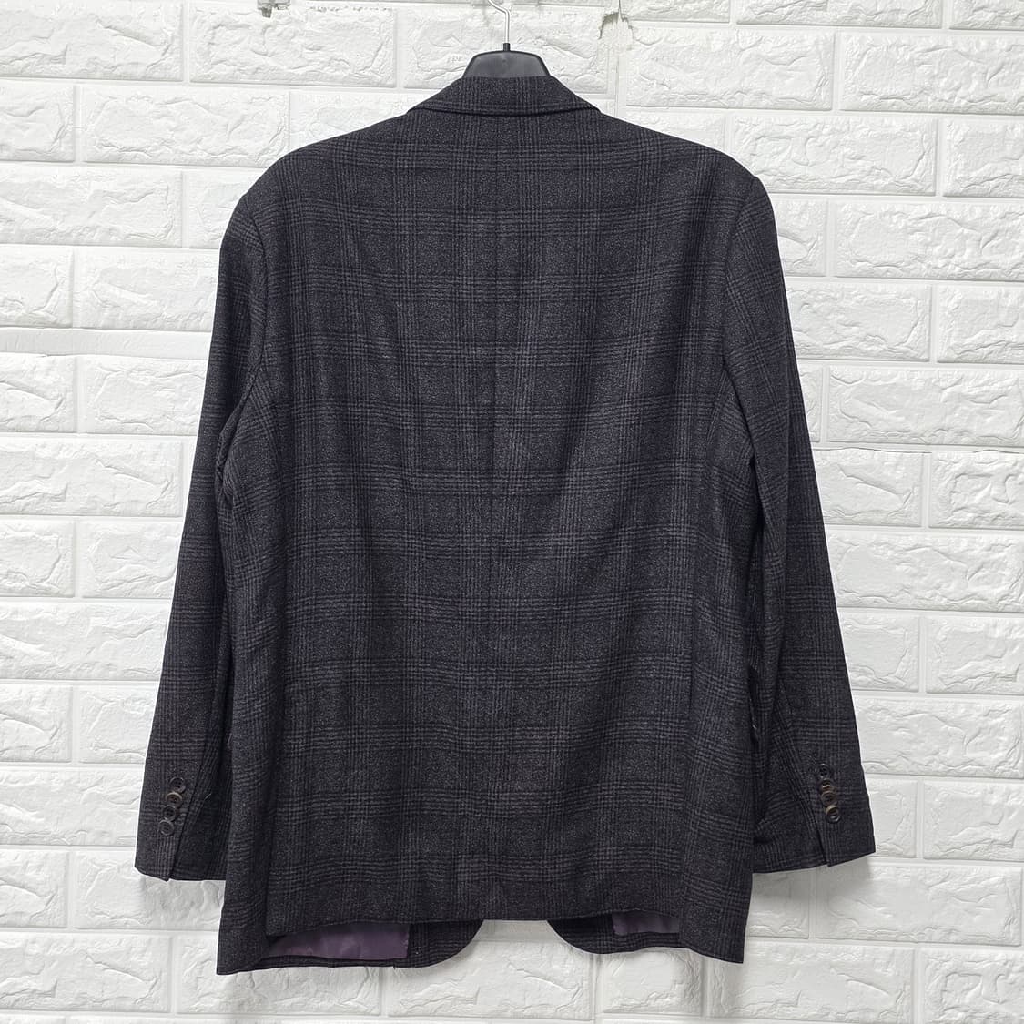 빨질레리 캐시미어혼방 체크 블레이저 자켓 L 상품이미지4