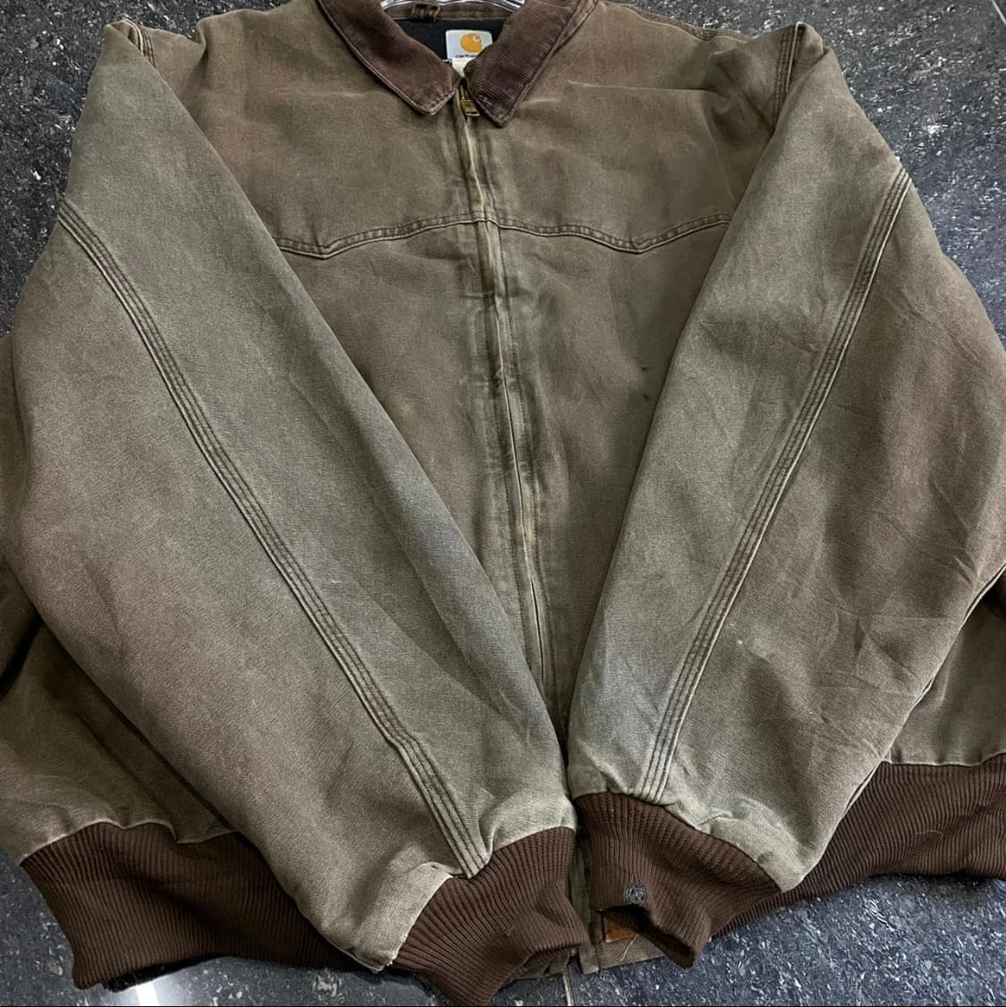 [4XL] 칼하트 J14 CHT 체스트넛 산타페 디트로이트 자켓 상품이미지5