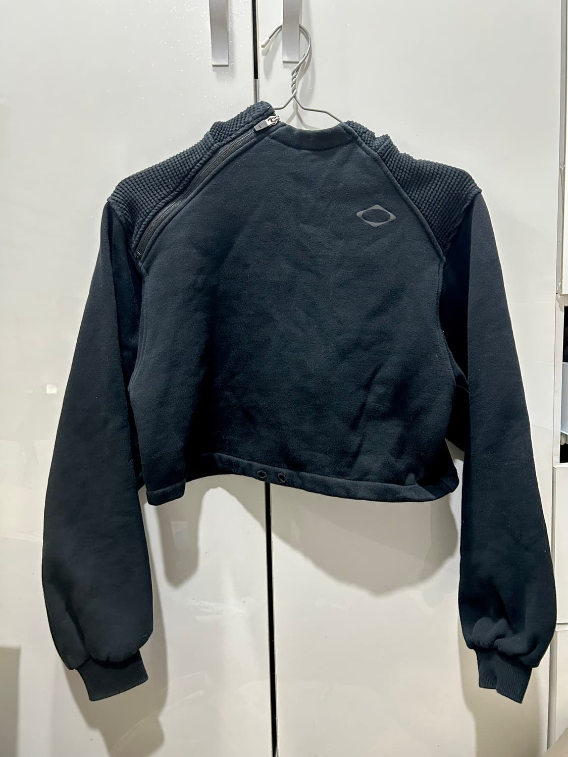 S미스치프와플 크롭후드티 상품이미지2