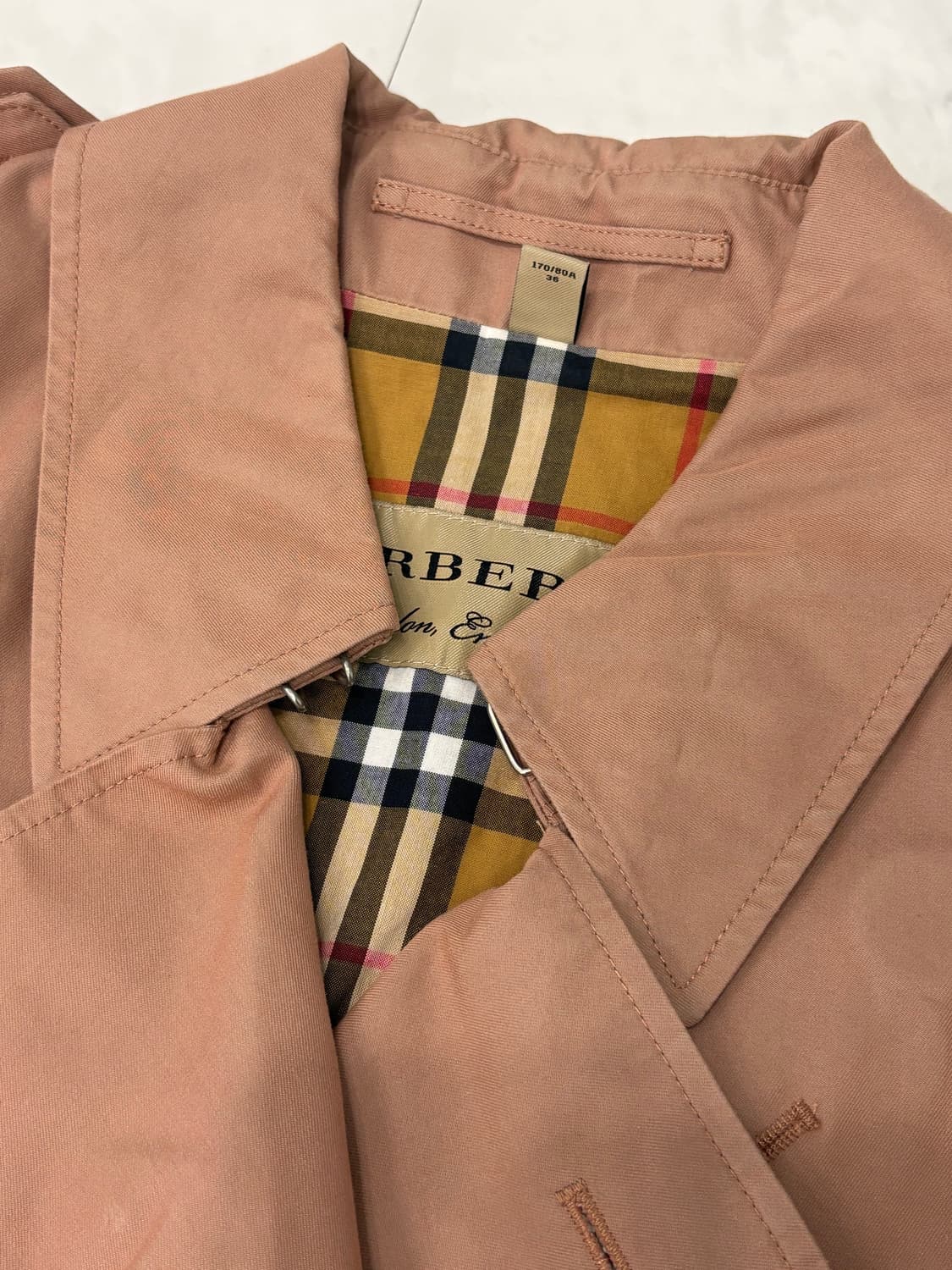 burberry vintage aldeby trench coat 상품이미지3