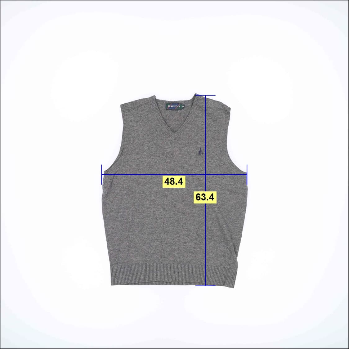 95 빈폴 케이블 니트 조끼 0429H 상품이미지5