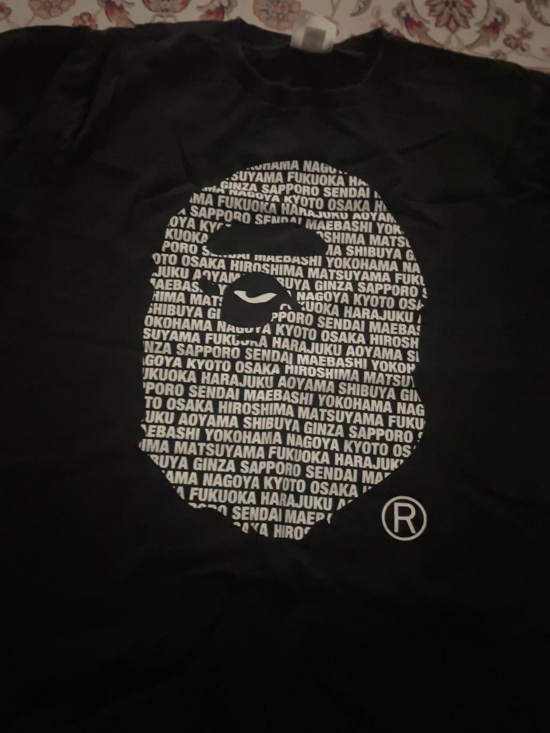 베이프 일본 도시이름 반팔티 상품이미지2