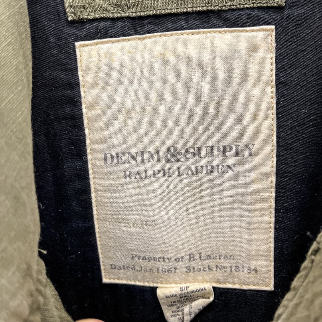 데님앤서플라이 밀리터리 헌팅 자켓 (국내 L) Y554 상품이미지3