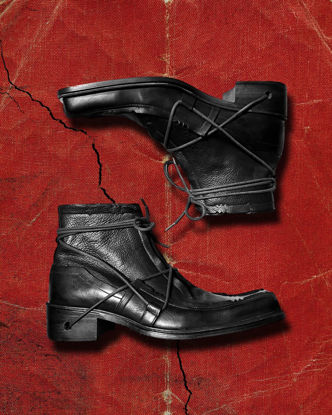 Whoop de doo 훕데두 그런지 레이스 스루 힐 부츠 (270) 상품이미지1