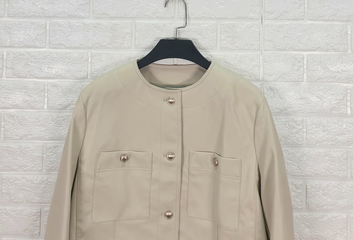 [55]자주 페이크 레더 자켓 (새상품) 상품이미지4