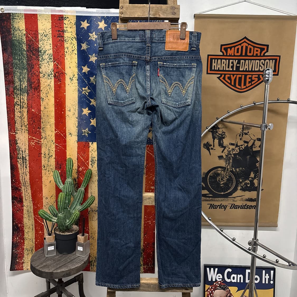 00s 에드윈 익스클루시브 423XV 캣브러쉬 워싱 데님팬츠 N1196 상품이미지2