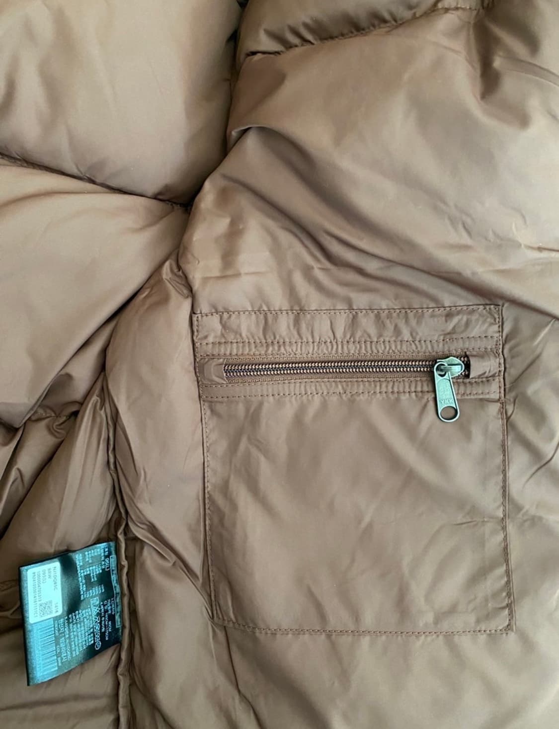 노스페이스 눕시 패딩 다크오크 95사이즈 상품이미지5