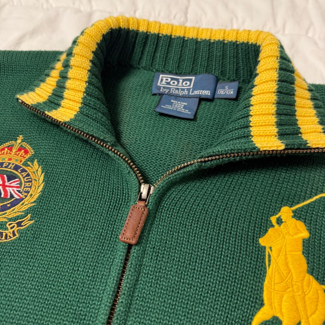 폴로 빅포니 치프키프 런던 니트집업 S 상품이미지2