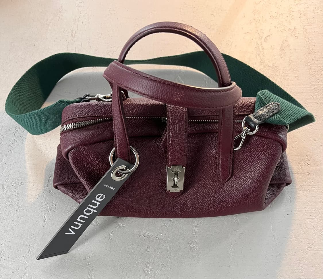 분크 토크 토트백 스몰 버건디 새상품급 상품이미지1