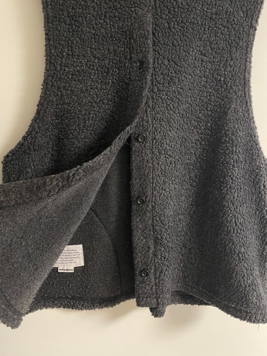 엔지니어드가먼츠 짚업 베스트 L 상품이미지6